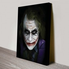 The Joker Face Batman Pop Art Canvas Print Wall Hanging Giclee Framed 61x81cm   332333676920